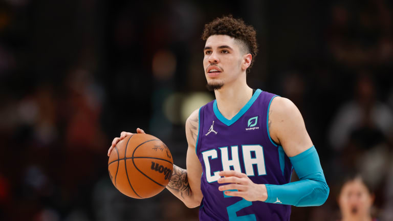 Tyreek Hill Hoops in LaMelo Ball's Sneakers